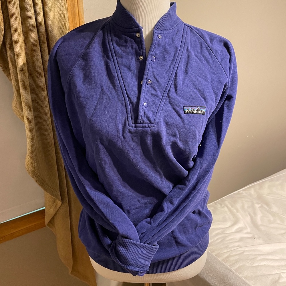 Vintage Patagonia button up fleece/sweatshirt